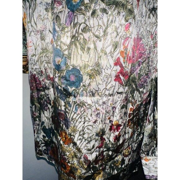 Tory Burch Floral Print Tunic - Multicolor - Picture 5 of 9